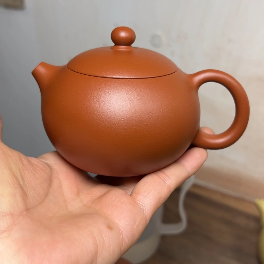 朱泥茶壶一*倒朱泥西施180cc