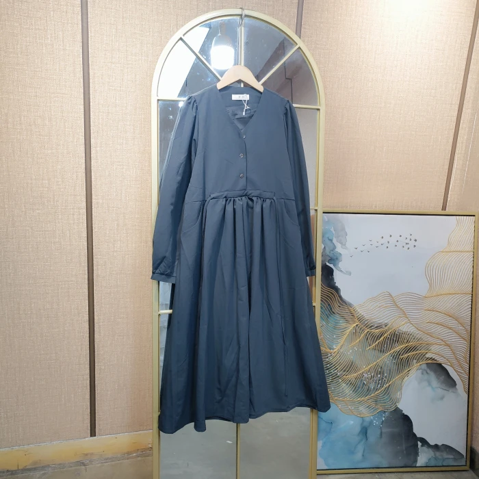 BG313孕妇灰色连衣裙100-140