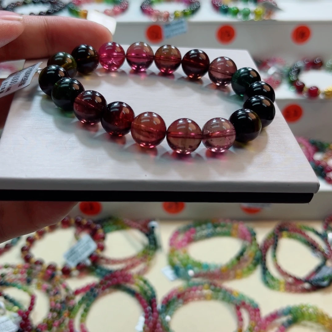 碧玺未镶嵌手链碧玺