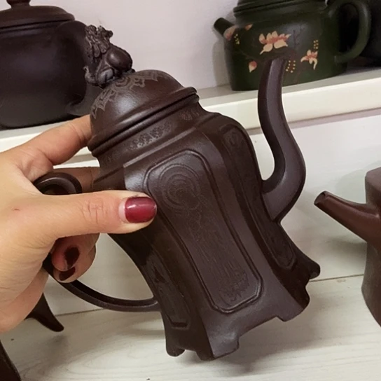 茶壶紫砂手工制作宜兴紫砂壶