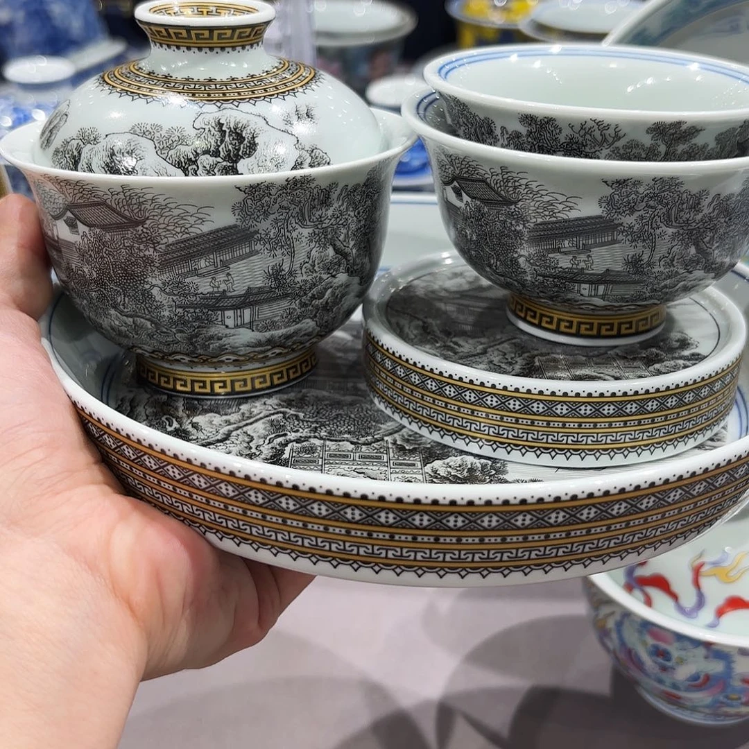瓷片景德镇瓷器精品展示