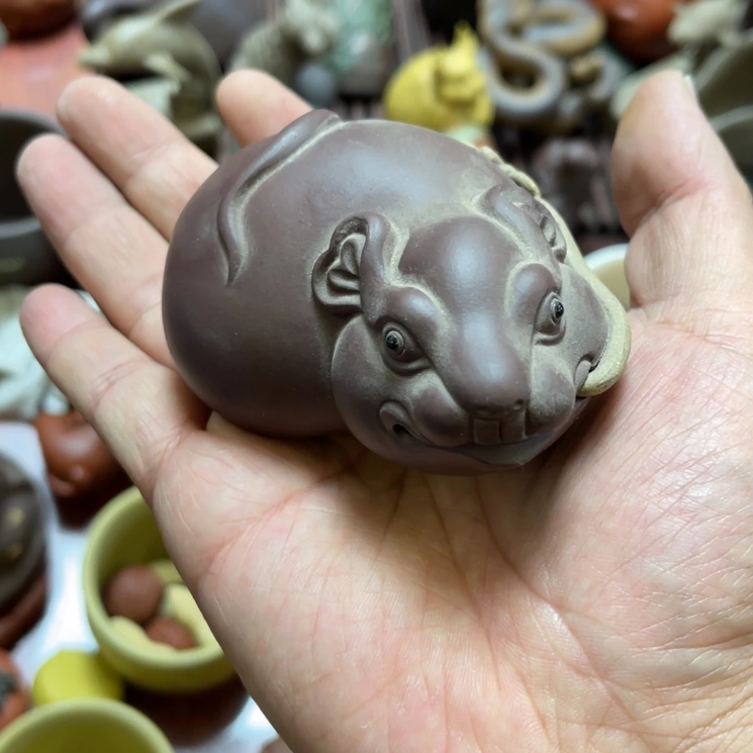 紫砂茶宠紫砂瑕疵