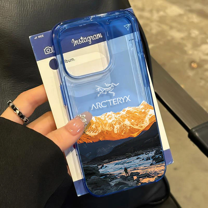 日照金山适用iPhone16苹果14_15PROMAX软胶13手机壳12防摔11卡通X