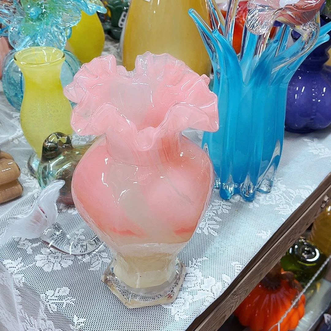 瓶高24 家悦琉璃工艺品不完美