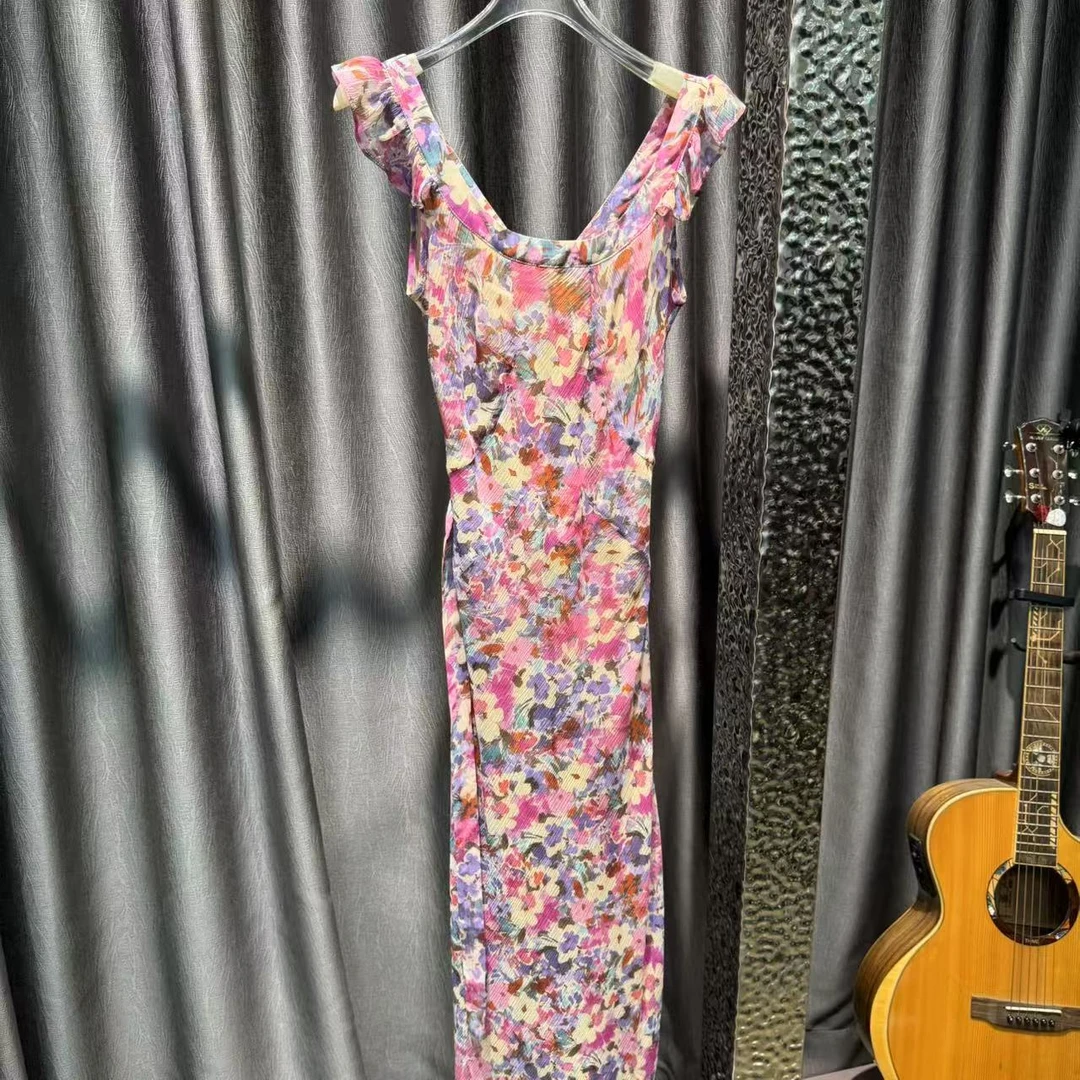 【一一专属】2025年设计师款经典百搭高级紫单丛连衣裙