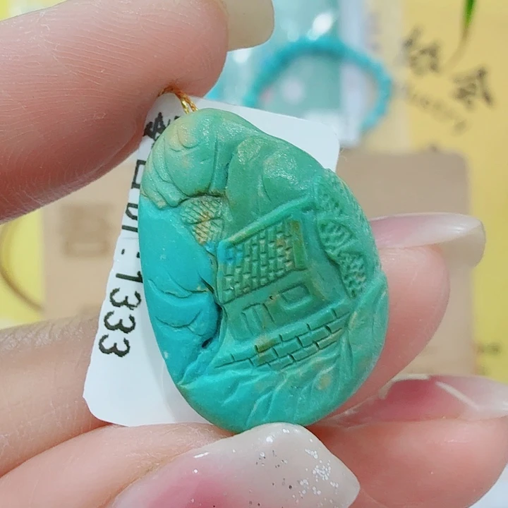 绿松石未镶嵌珠宝奇石