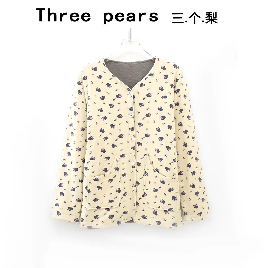 秋冬新款女士羊毛夹层棉服AA6011