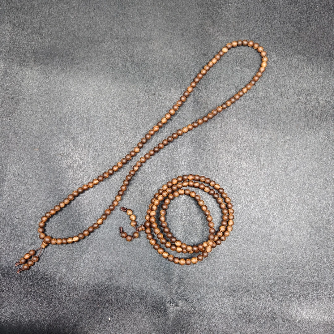 沉香【玉经纶】45622/Q24-621-沉香项链-多样性发其一