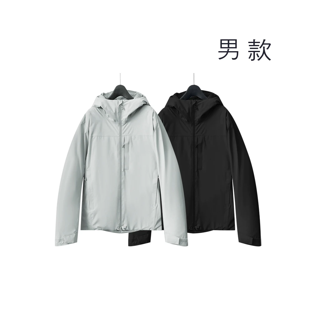 【新品上市】舒适保暖冬季连帽羽绒服户外休闲男士鹅绒服YF0463