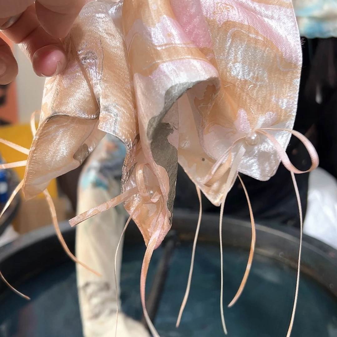 268新款方巾发圈