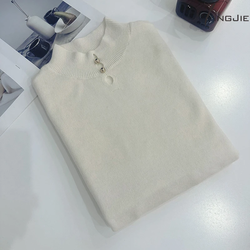 B2374长袖上衣针织毛衣上衣女