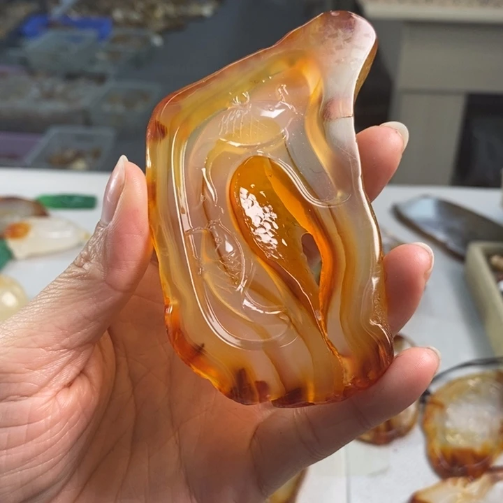 玛瑙/玉髓吊坠(不含链)未镶嵌