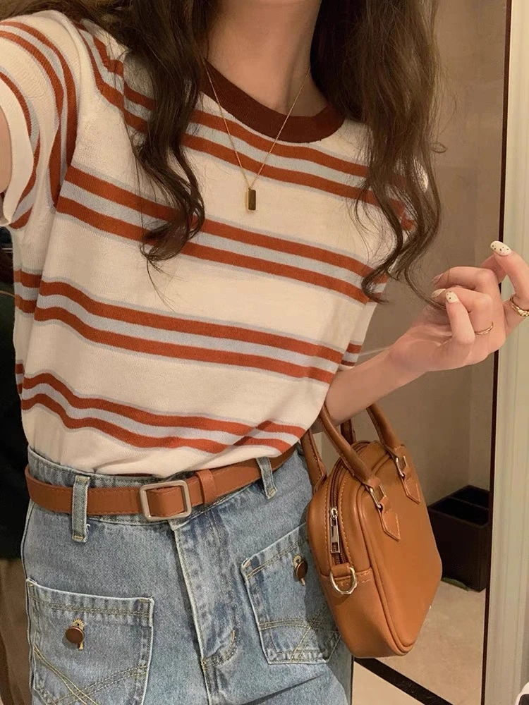 618福利洋气款网红百搭休闲韩版网红百搭宽松短袖101-200