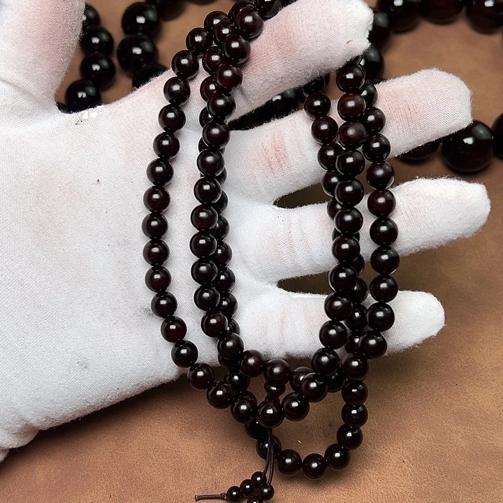 小叶紫檀手串/手链0.8*108