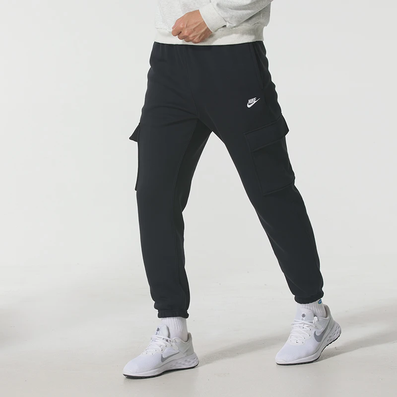 NIKE耐克男裤2025新款针织长裤健身运动休闲裤加绒裤子FN3806-010