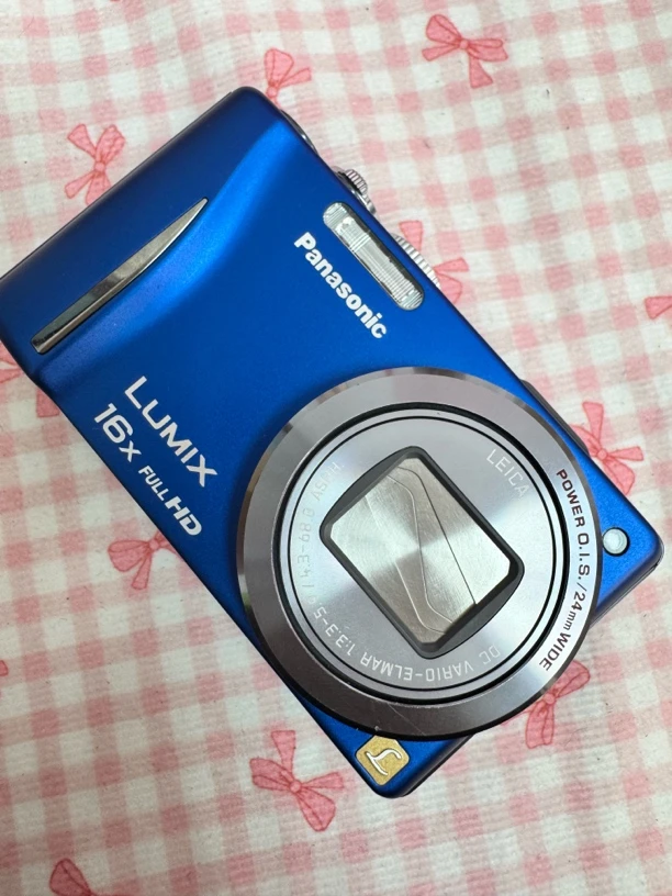 95新 Panasonic/松下 zs10带原盒长焦机复古胶片感 1410w像素