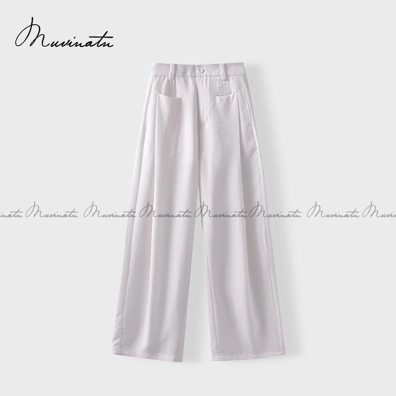 亚麻夏季高腰阔腿裤宽松筒裤KZ322016