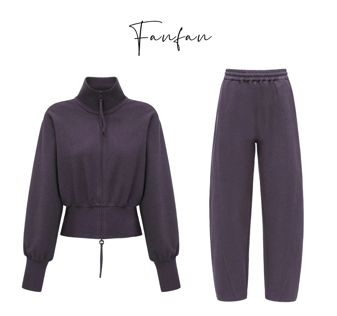 【Fan.fan精选】“ 慵懒时光 ” . 休闲  套装长袖运动长袖时尚显瘦