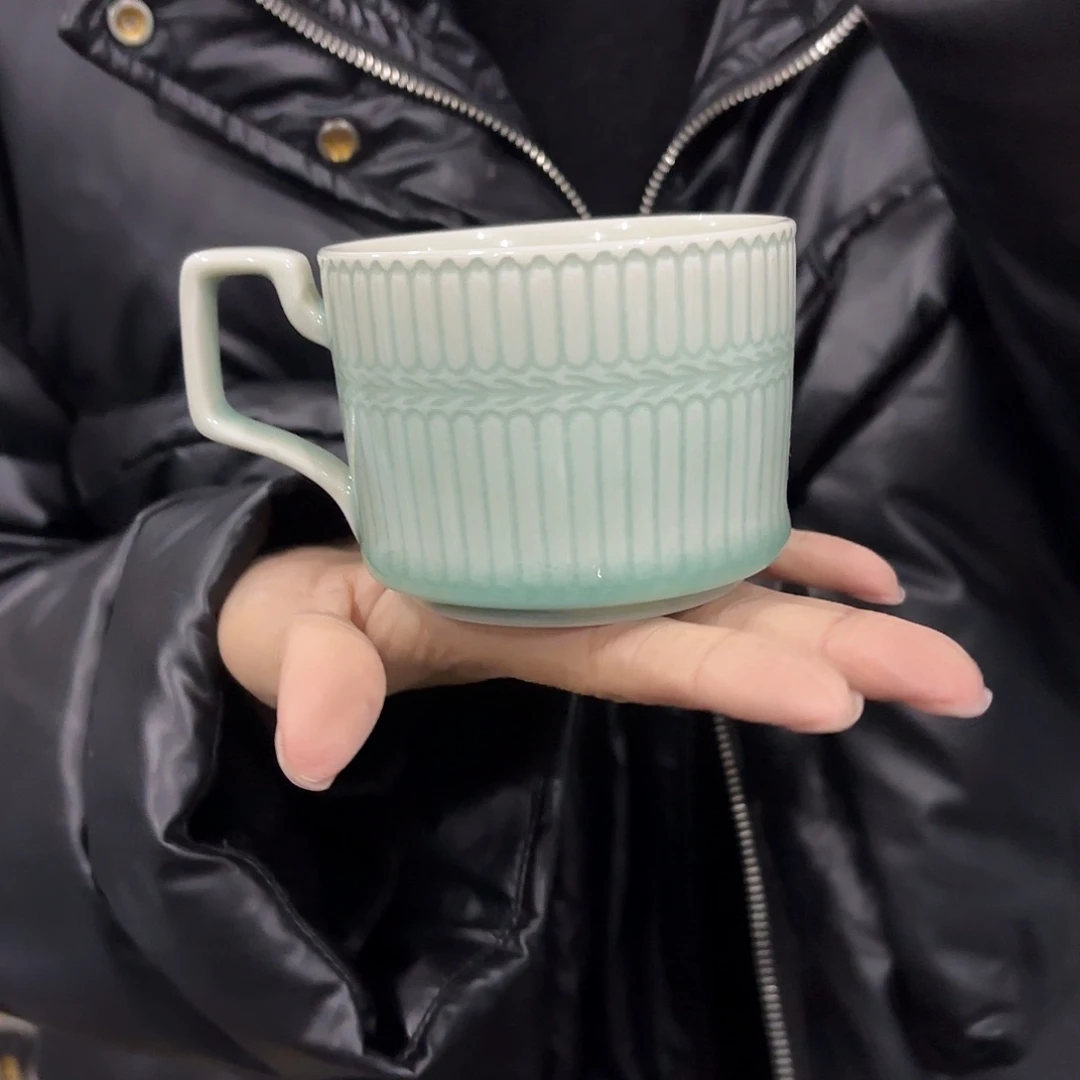 龙泉云间青瓷小米茶器