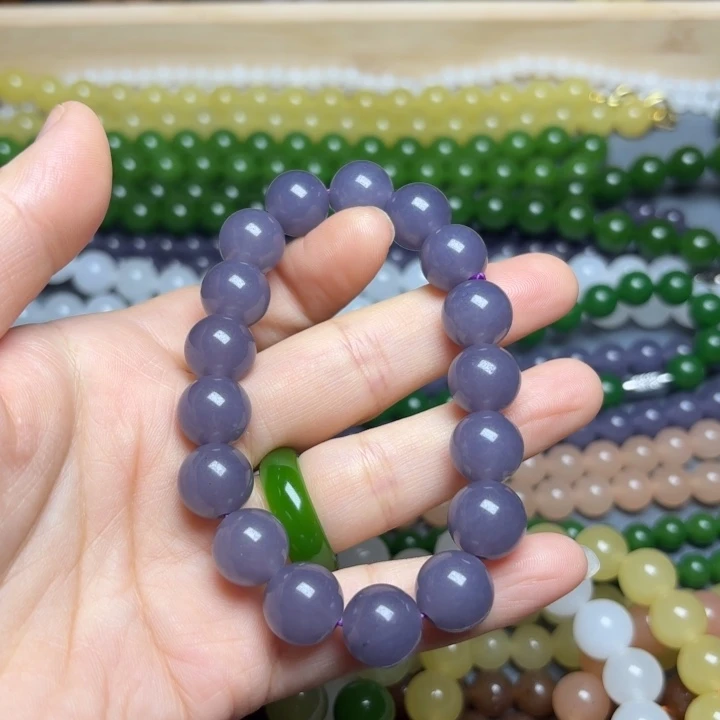 烟紫12mmmmmmmm手链