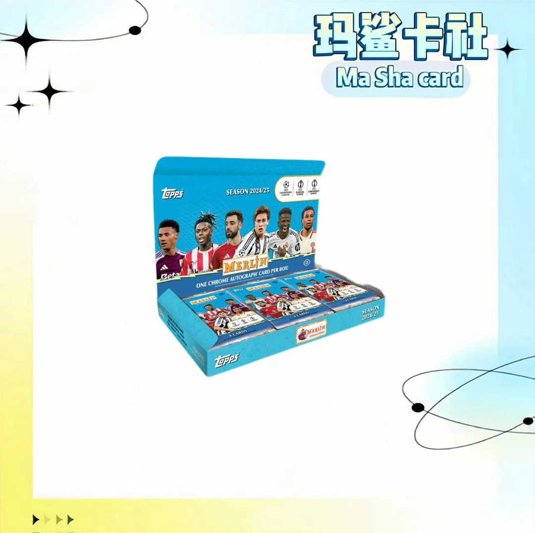 Topps 24-25 Merlin 欧战 梅林 Hobby 足球球星卡盲盒（默认待拆）