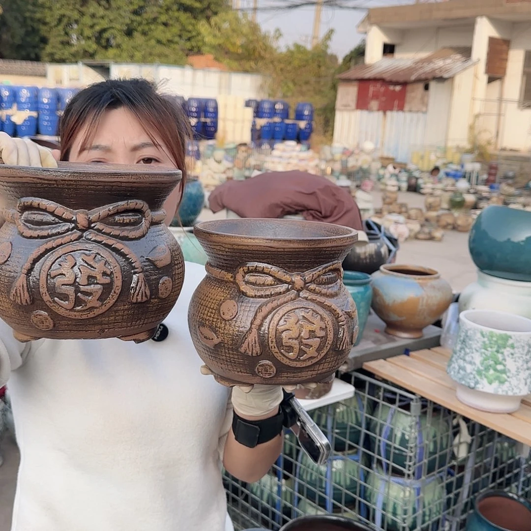 王嫂花盆1201-123高18口18