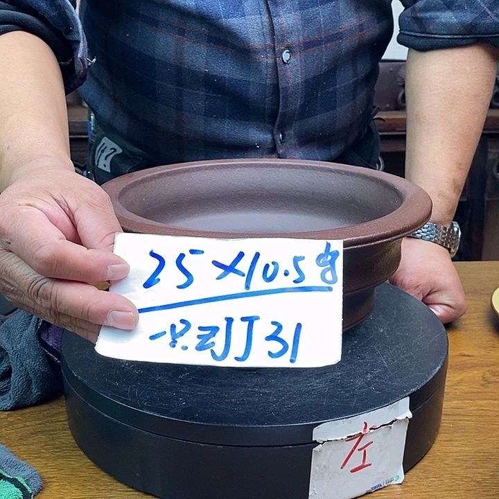 紫砂花盆货号一只ZJJ31