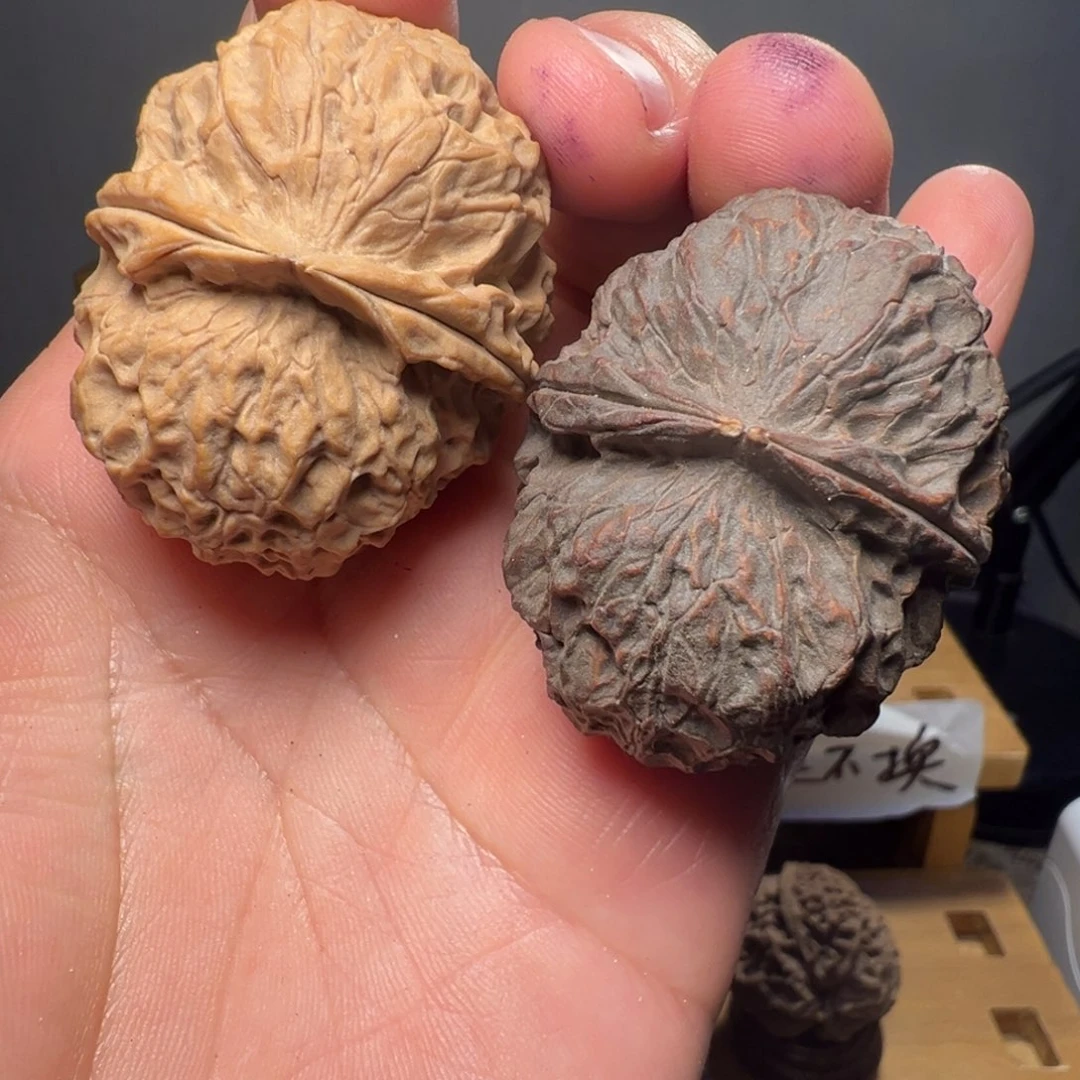 文玩核桃吊坠聚宝金蟾44mm