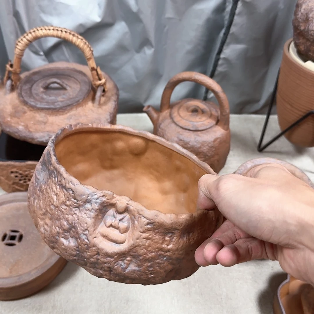 原矿老岩泥茶器系列