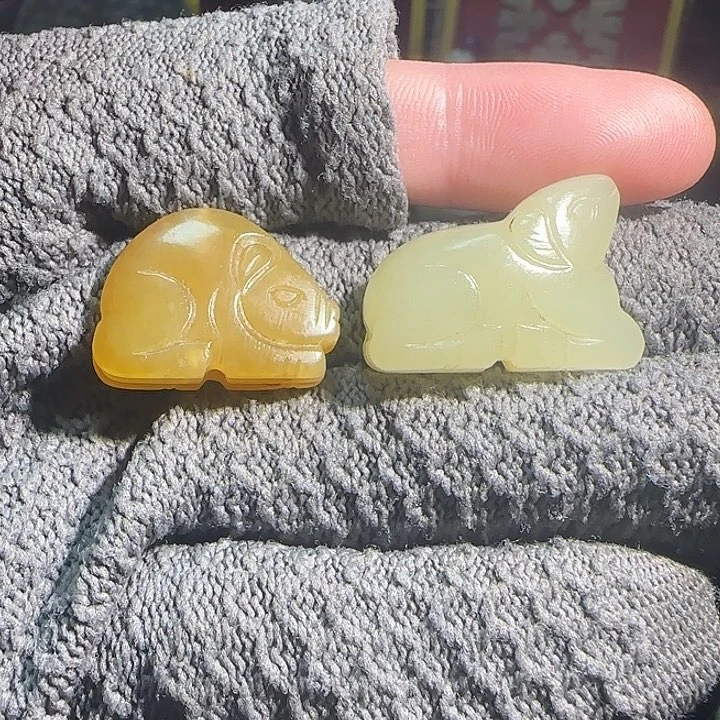 和田玉未镶嵌吊坠(不含链)