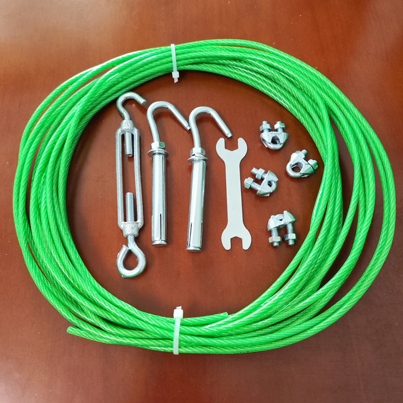 遮阳网钢丝配件 防晒网钢丝 遮阳网钢丝绳遮阳网绳子遮阳网专用绳