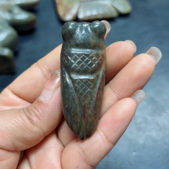 吊坠白玉菩提把件