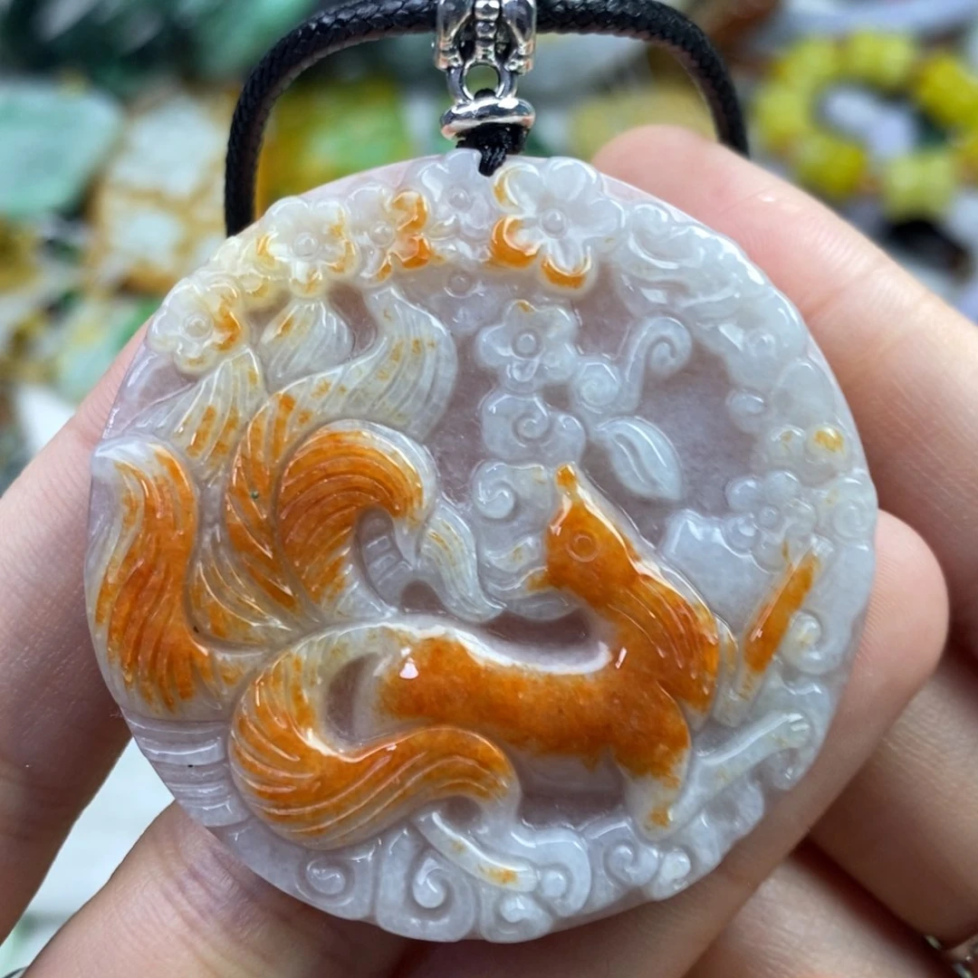 翡翠未镶嵌颈饰吊坠