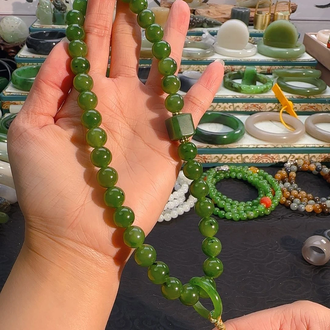 未镶嵌手串和田玉碧玉手持