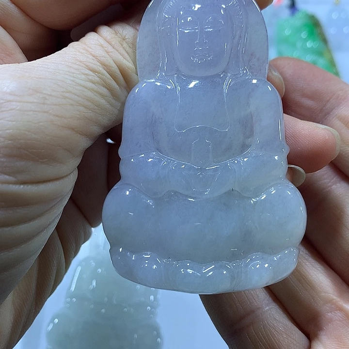 翡翠未镶嵌颈饰天然翡翠A货吊坠