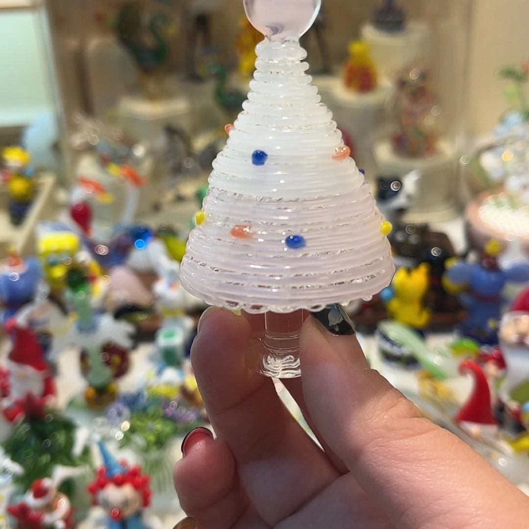 手工艺品琉璃圣诞树