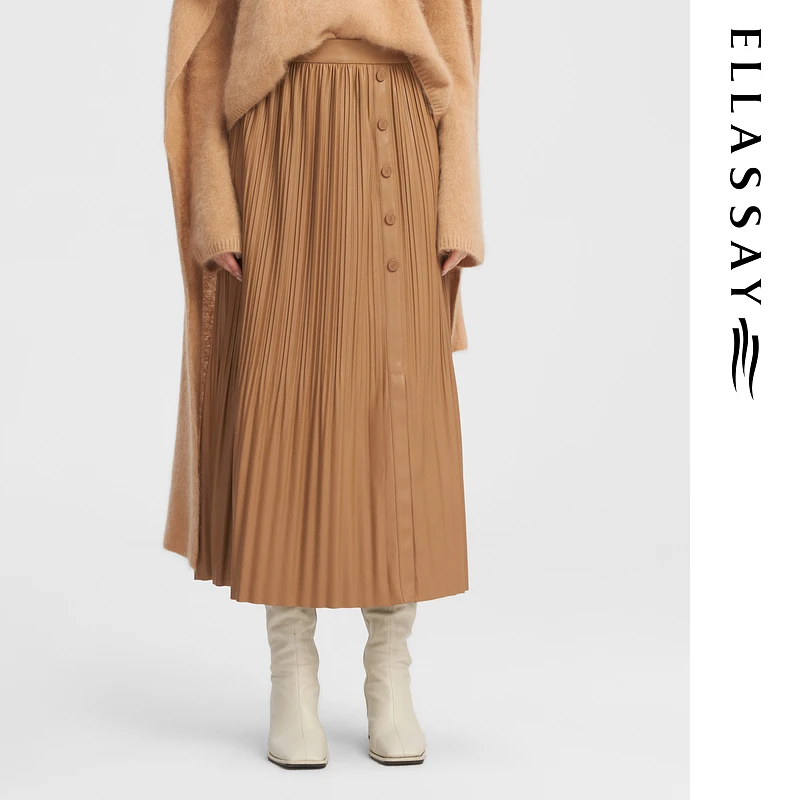 【粉丝专享】歌力思秋冬简约百搭风半身裙女EWF344Q00800