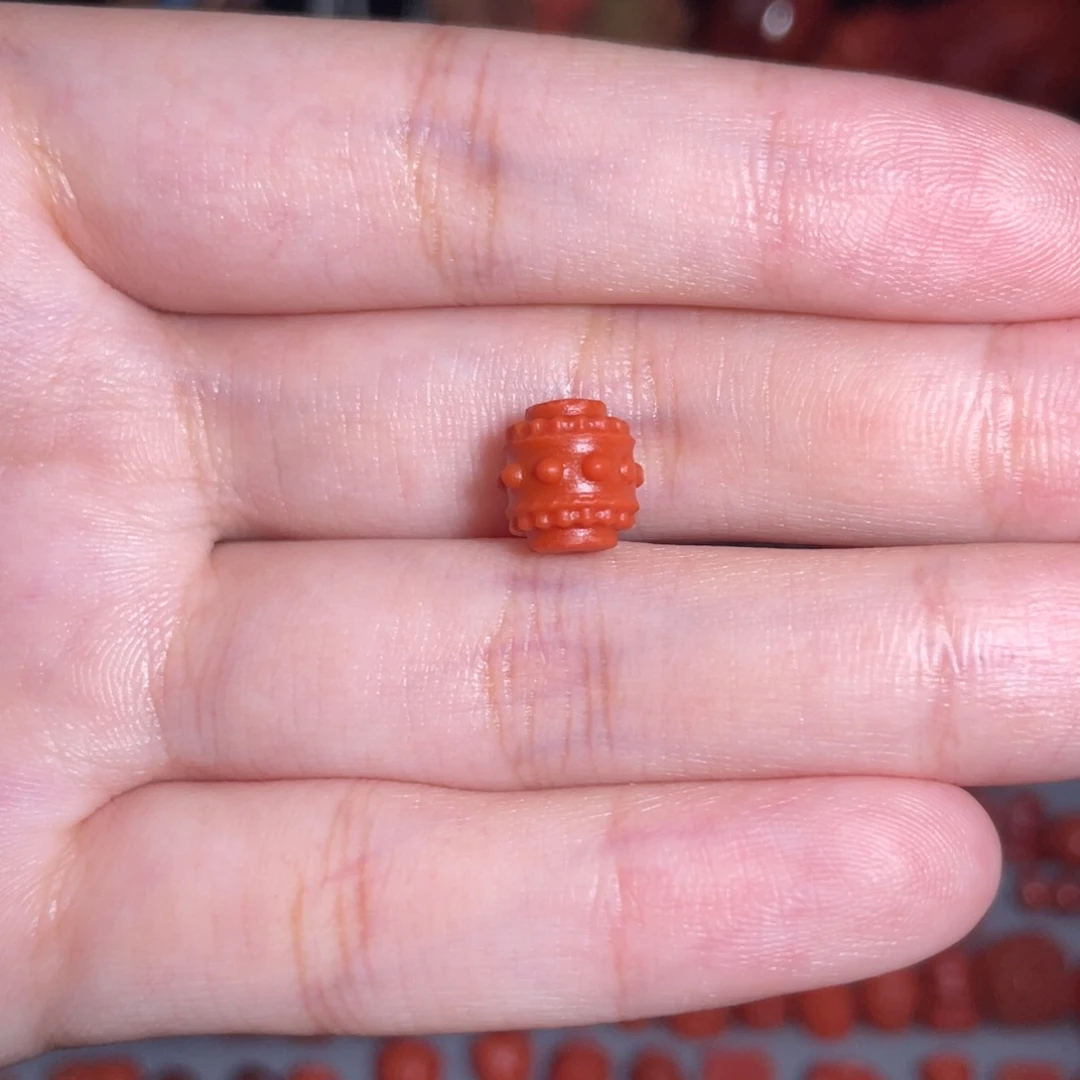未镶嵌转经筒8mm+南红玛瑙