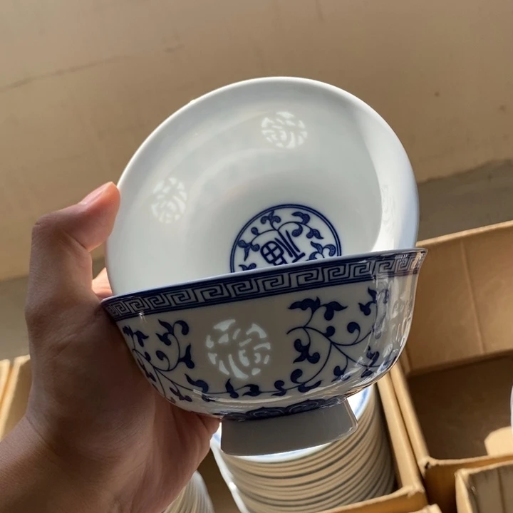 碗景德镇高温细白瓷餐具