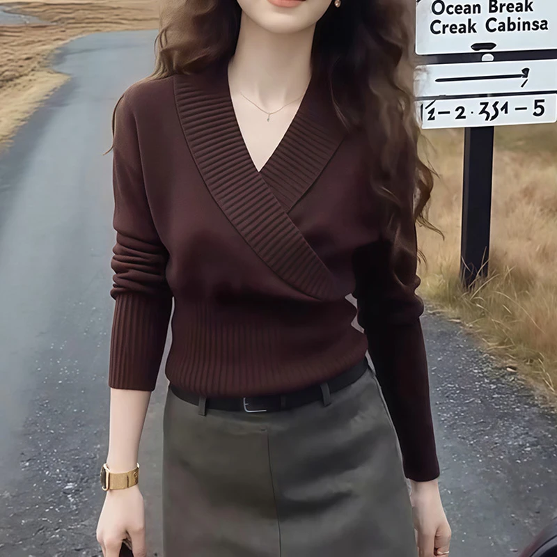 M998法式好看显瘦针织衫