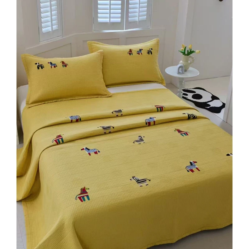 幕古(Mugu)云感舒氧双面可用床盖三件套微瑕～Z302