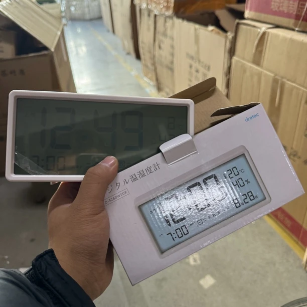 温湿度计闹钟摆件