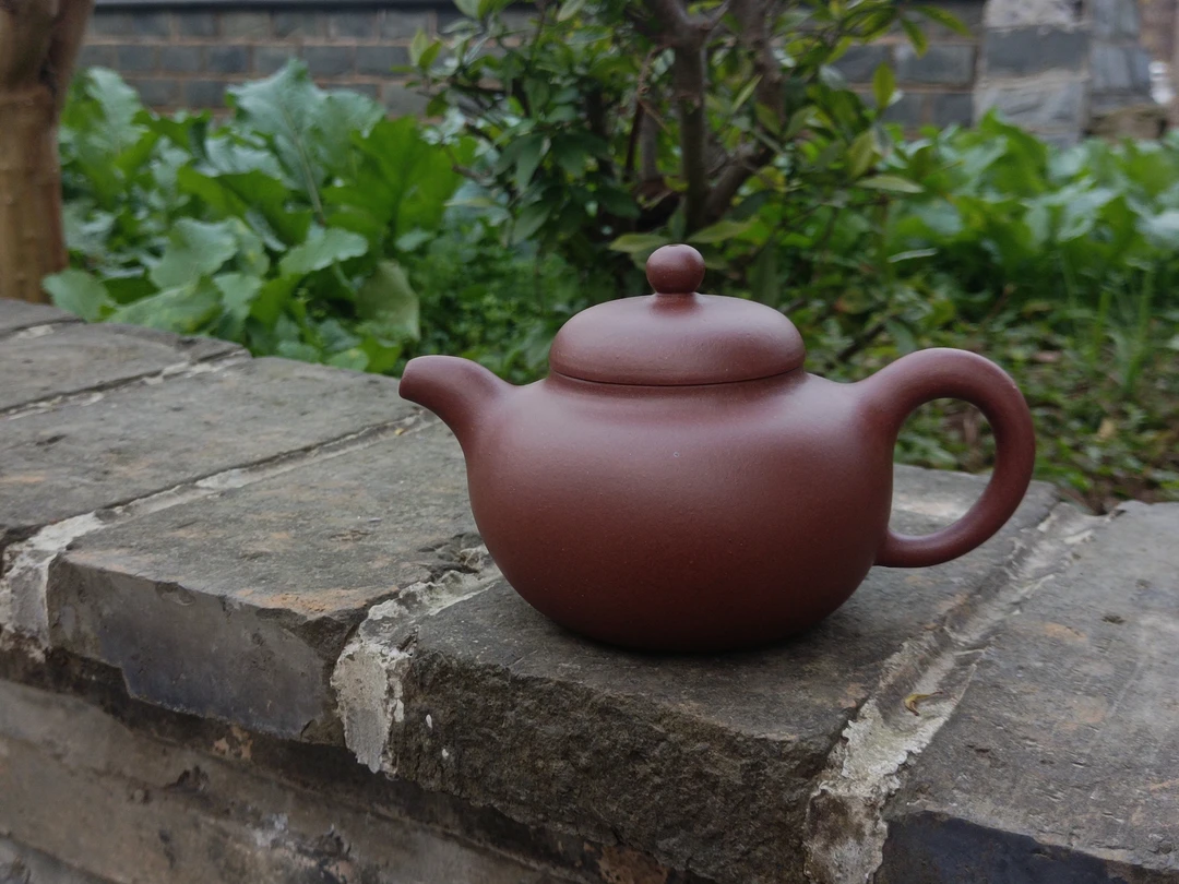 黄龙山原矿底槽青 全手工 柿园 紫砂壶258毫升