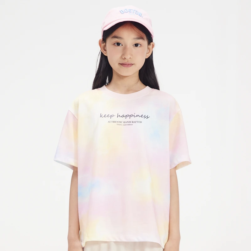 多多一上女中大童渐变短T（140-170）2121A60X