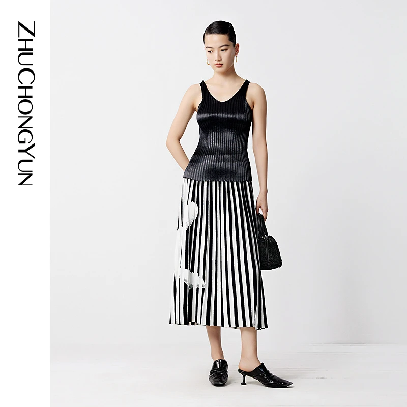 【心心精选】ZHUCHONGYUN商场同款黑色内搭C1AY3010N