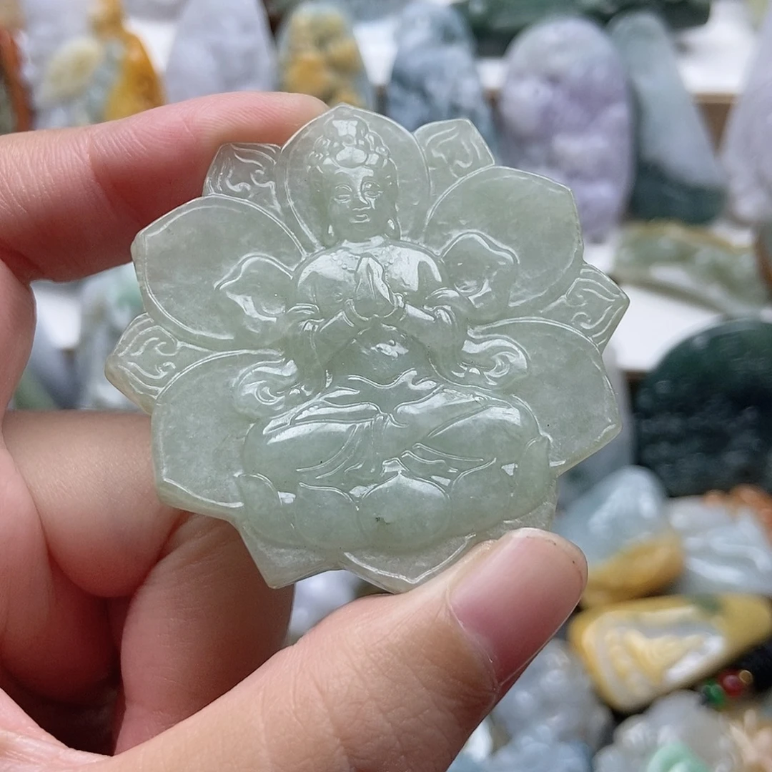 翡翠未镶嵌颈饰翡翠