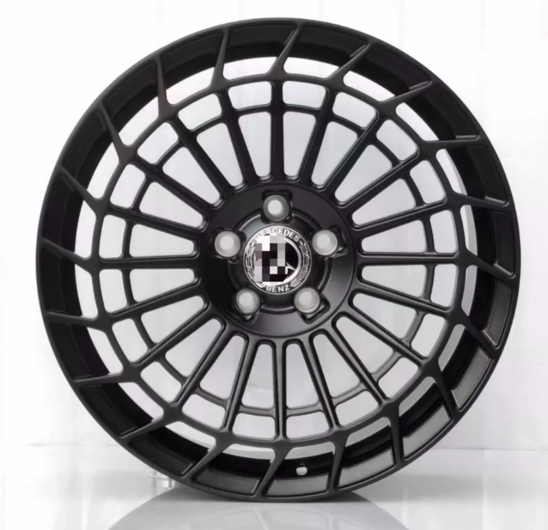 全新奔驰巴博斯黑武士轮毂，19寸-20适配：奔驰C级、E级、S级A级等等