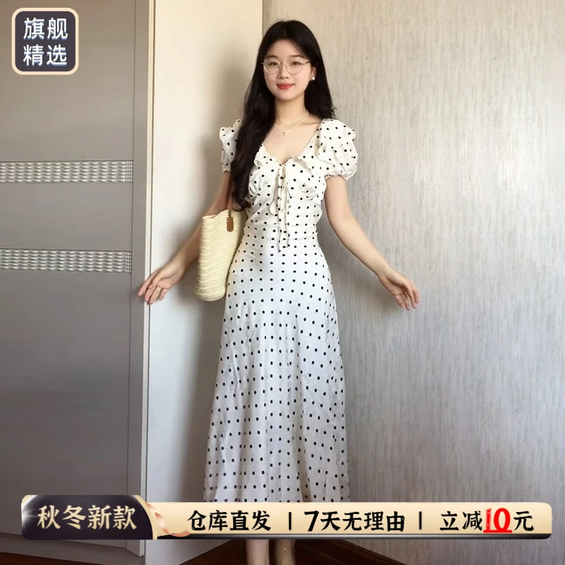 财阀千金女装千金清冷感贵系连衣裙子女爆款2025夏新款高级感长裙