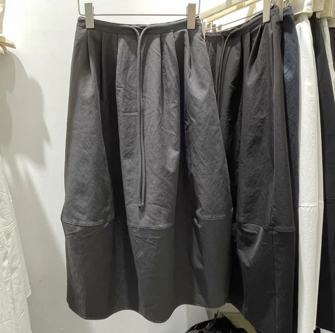 【银子严选】赫本裙松紧腰韩系半裙时尚百搭半身裙高腰