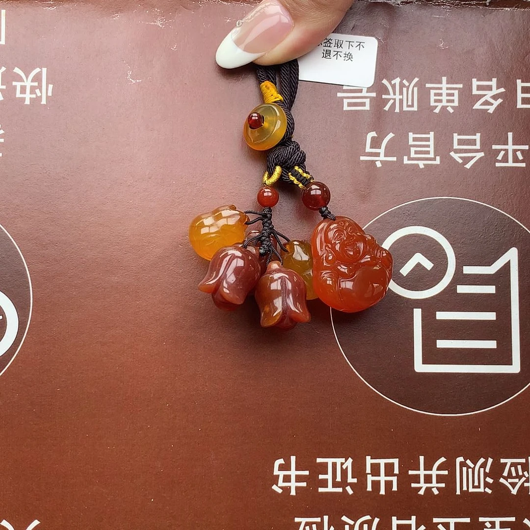 玛瑙/玉髓吊坠(不含链)未镶嵌